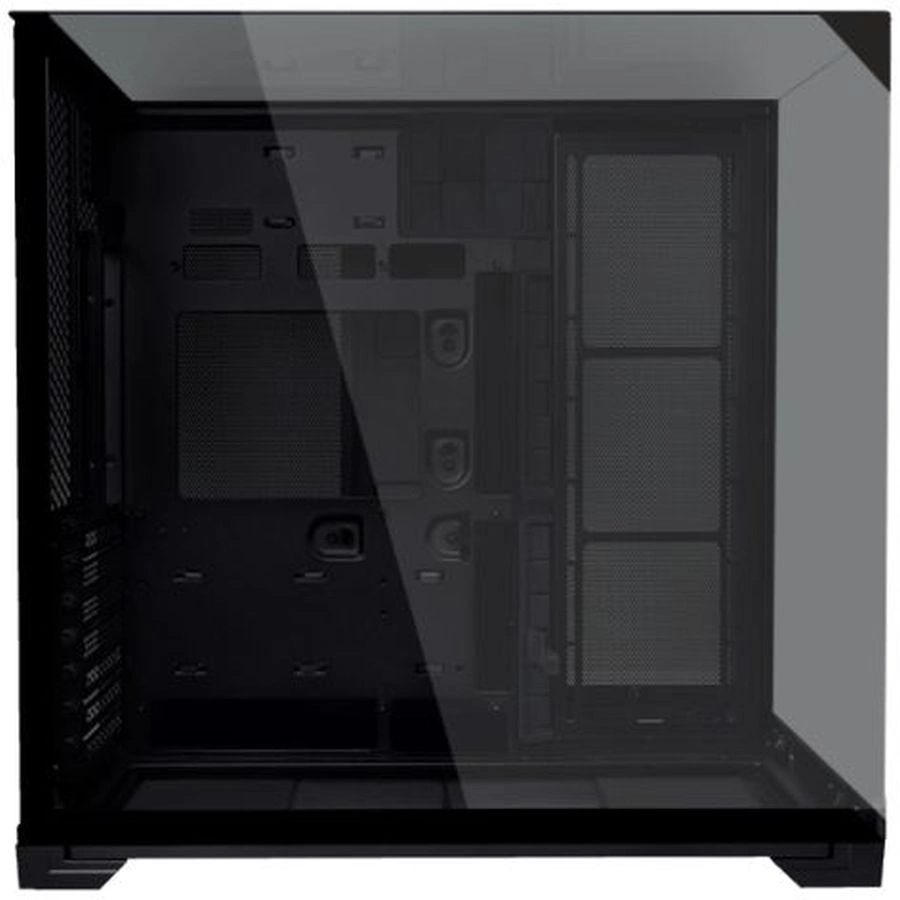 Корпус Lian-Li O11 VISION COMPACT черный без БП ATX 10x120mm 9x140mm 2xUSB3.0 audio (G99.O11VPX.R0)