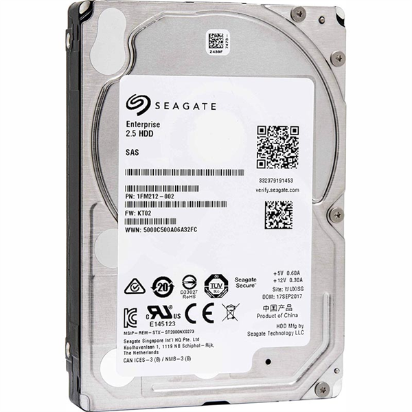Infortrend Seagate Enterprise 3.5" SAS 12Gb/ s HDD, 18TB, 7200RPM, 4 in 1 Packing 5YW (HELS72S3T18-00304)