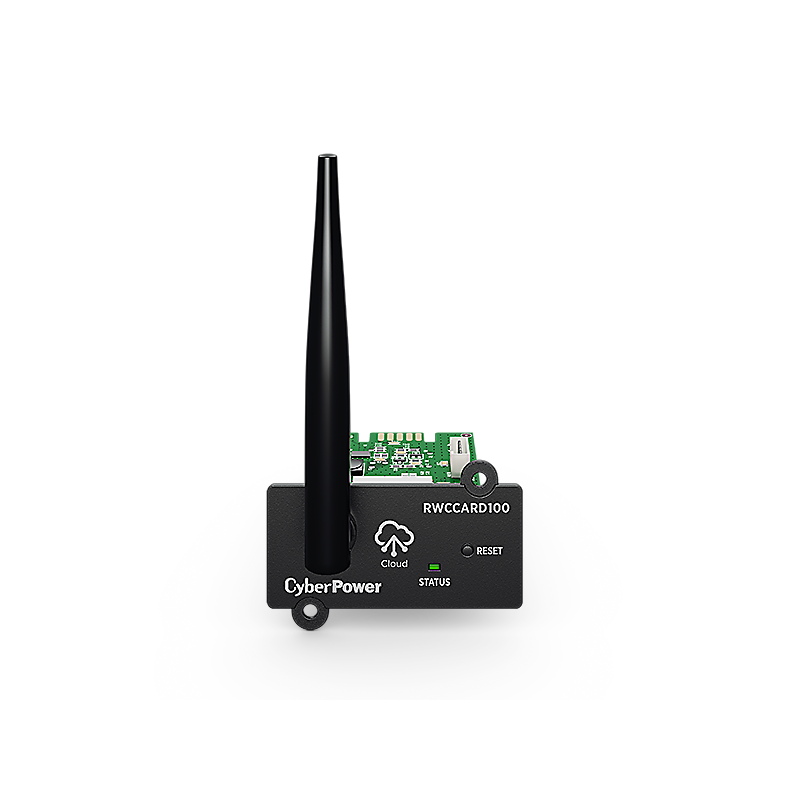 Карта облачного мониторинга/ Cloud monitoring card CyberPower RWCCARD100 NEW для 1ф устройств, беспроводная, Wi-Fi (RWCARD100)