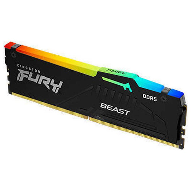 Память оперативная/ Kingston 8GB 5200MT/ s DDR5 CL40 DIMM FURY Beast RGB XMP (KF552C40BBA-8)