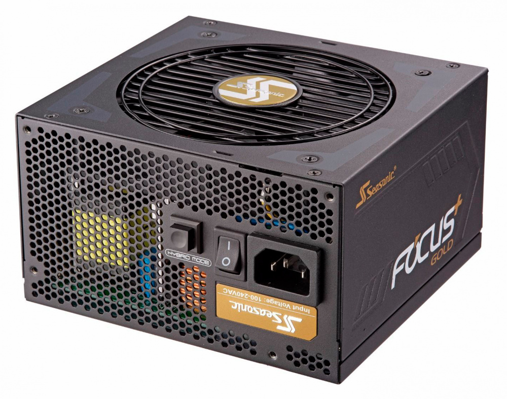 Блок питания Seasonic ATX 750W FOCUS GX-750 80+ gold 24pin APFC 120mm fan 10xSATA Cab Manag RTL (GX-750 (SSR-750FX))