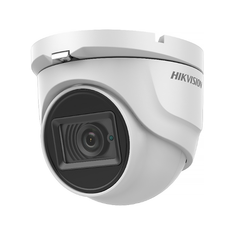 5Мп уличная HD-TVI камера/ 5Мп уличная HD-TVI камера, EXIR ИК 30м, 5Мп CMOS, объектив 2.8мм, угол 98, мех ИК-фильтр, 0.003 Лк@F1.2, 2560х1944@20к/с, WDR 130дБ, 3D DNR, BLC, OSD-меню, 4 в 1 видео вых (DS-2CE76H8T-ITMF (2.8MM))