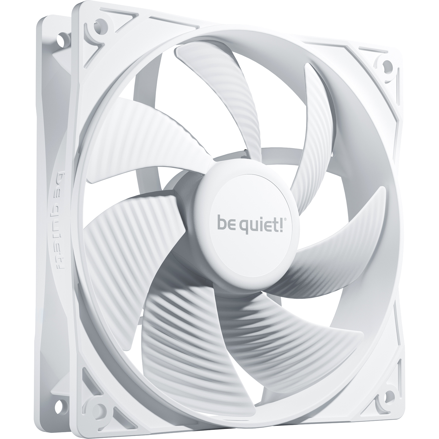 Кулер для корпуса/ Case Cooler be quiet! PURE WINGS 3 120mm PWM White (120x120x25mm, 4-pin PWM, 49.9CFM, 25.5dBA, 1600RPM, White) (BL110)