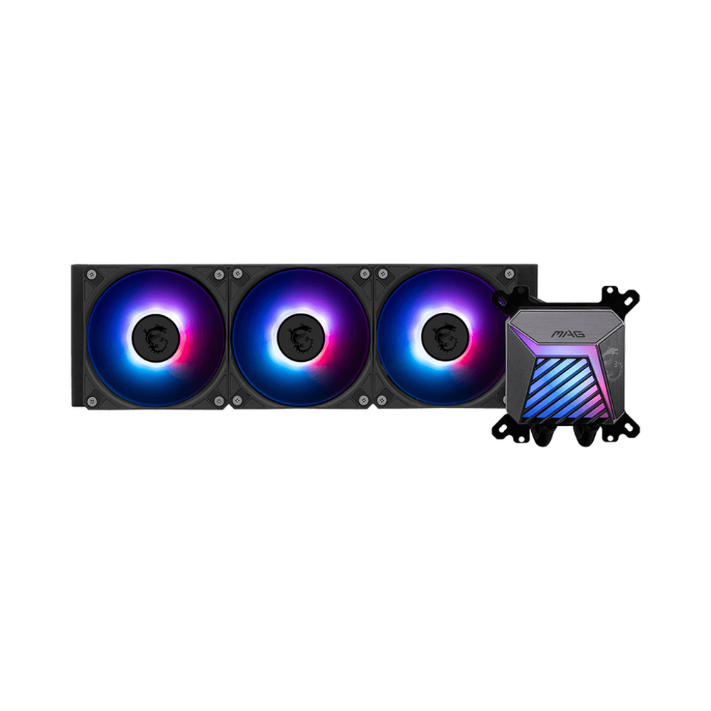 Жидкостная система охлаждения MSI MAG CORELIQUID A15 360 3 x ARGB Fan, ARGB Block (306-7ZW9A11-L80)
