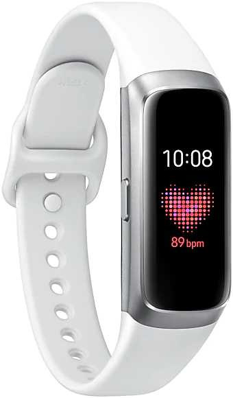 Смарт-часы Samsung Galaxy Fit 0.95" AMOLED корп.серебристый рем.серебристый (SM-R370NZSASER)