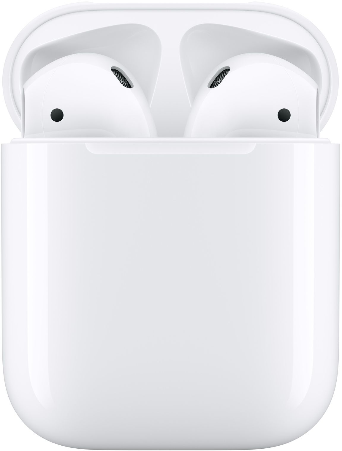 Гарнитура вкладыши Apple AirPods 2 A2032/A2031/A1602 белый беспроводные bluetooth в ушной раковине (MV7N2HN/A)