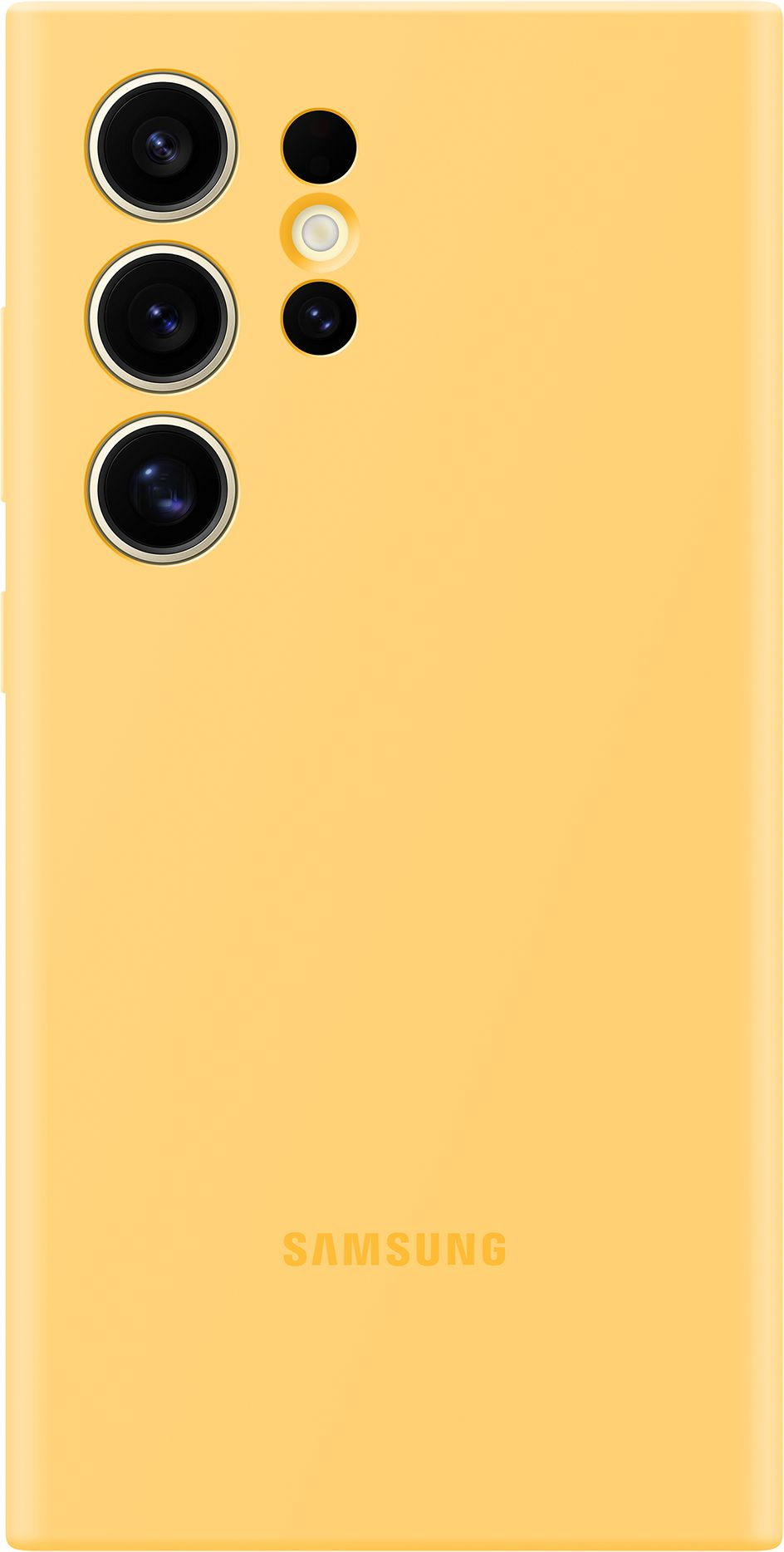 Чехол (клип-кейс) Samsung для Samsung Galaxy S24 Ultra Silicone Case S24 Ultra желтый (EF-PS928TYEGRU)