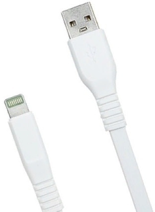 Кабель Premier 6-703RL45 2.0W USB-A-Lightning (m) 2м белый пакет