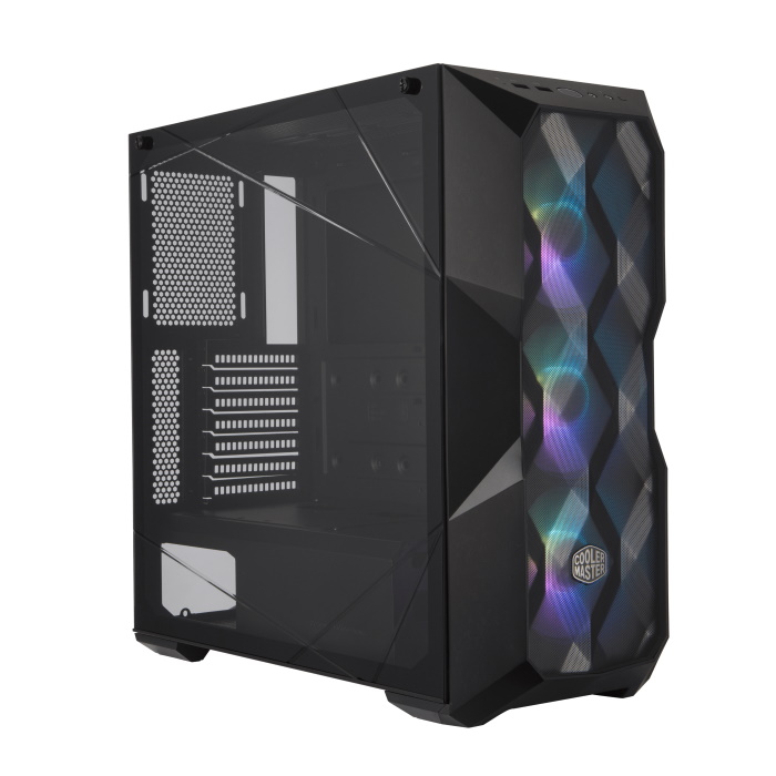 Корпус Cooler Master MasterBox TD500 Mesh,черный, без БП, 2x2.5"/ 3.5" combo, 2x2.5", USB3.0x2, 3x120 ARGB Fan, 1x120Fan, ATX, w/ o PSU (MCB-D500D-KGNN-S01)