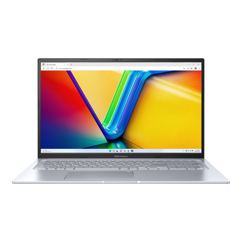 Ноутбук/ ASUS M3704YA-AU159 17.3"(1920x1080 (матовый) IPS)/AMD Ryzen 5 7430U(2.3Ghz)/16384Mb/1024PCISSDGb/noDVD/Int:AMD Radeon/Cam/BT/WiFi/50WHr/war 1y/2.1kg/Cool Silver/DOS (90NB1191-M008F0)