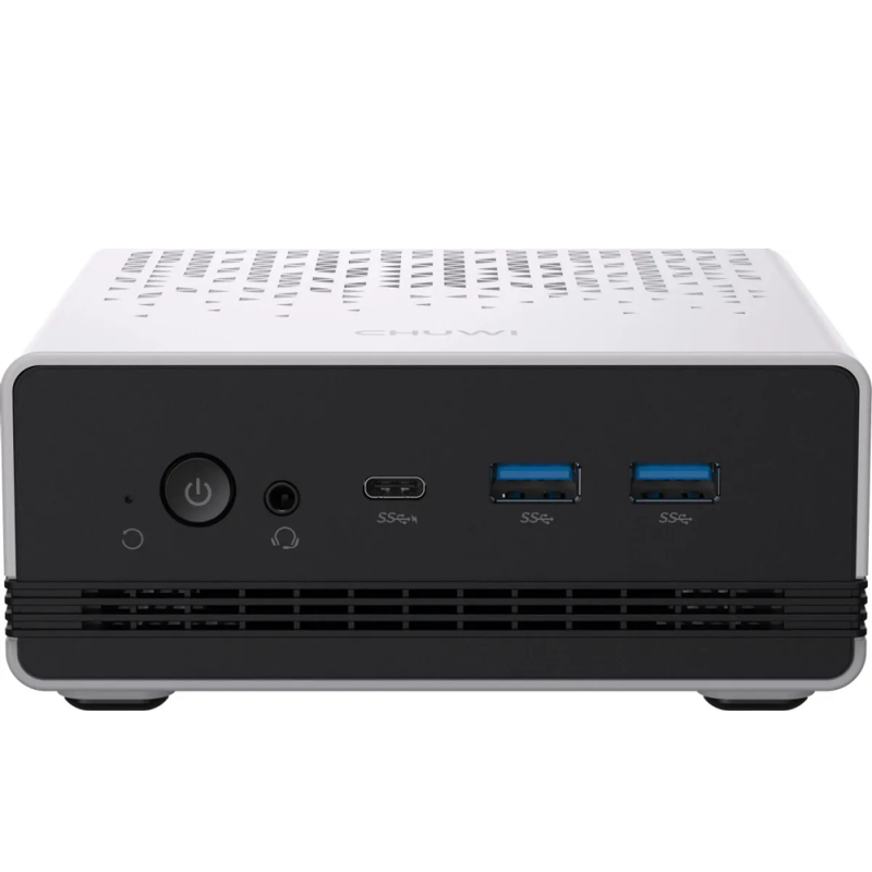 Компьютер/ Chuwi Ubox AMD Ryzen 5 6600H(3.3Ghz)/16Gb/ 512PCISSDGb/ BT/WiFi/ 1.35kg/Iron Gray/Win11Home + DDR5 (SODIMM MAX 64GB)(RAM slot*2)/USB2.0*1/USB3.2G1*3/Type-C*1(DP,PD)/HDMI*1/DP*1/RJ45*2/WIFI6,BT5. (CWI604H)
