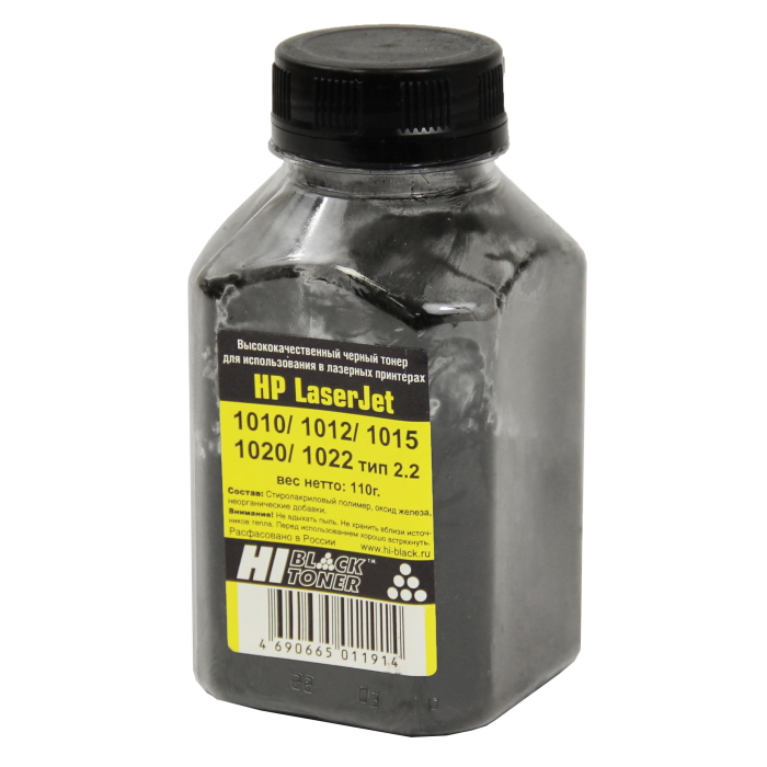 Тонер Hi-Black Bk, 110 г. (для HP LJ 1010/ 1012/ 1015/ 1020/ 1022) (980362006)
