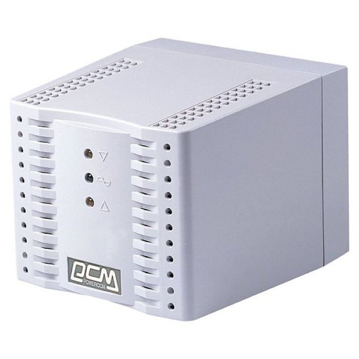 Стабилизатор Powercom 1200VA/ 600W 4x EURO White (TCA-1200)