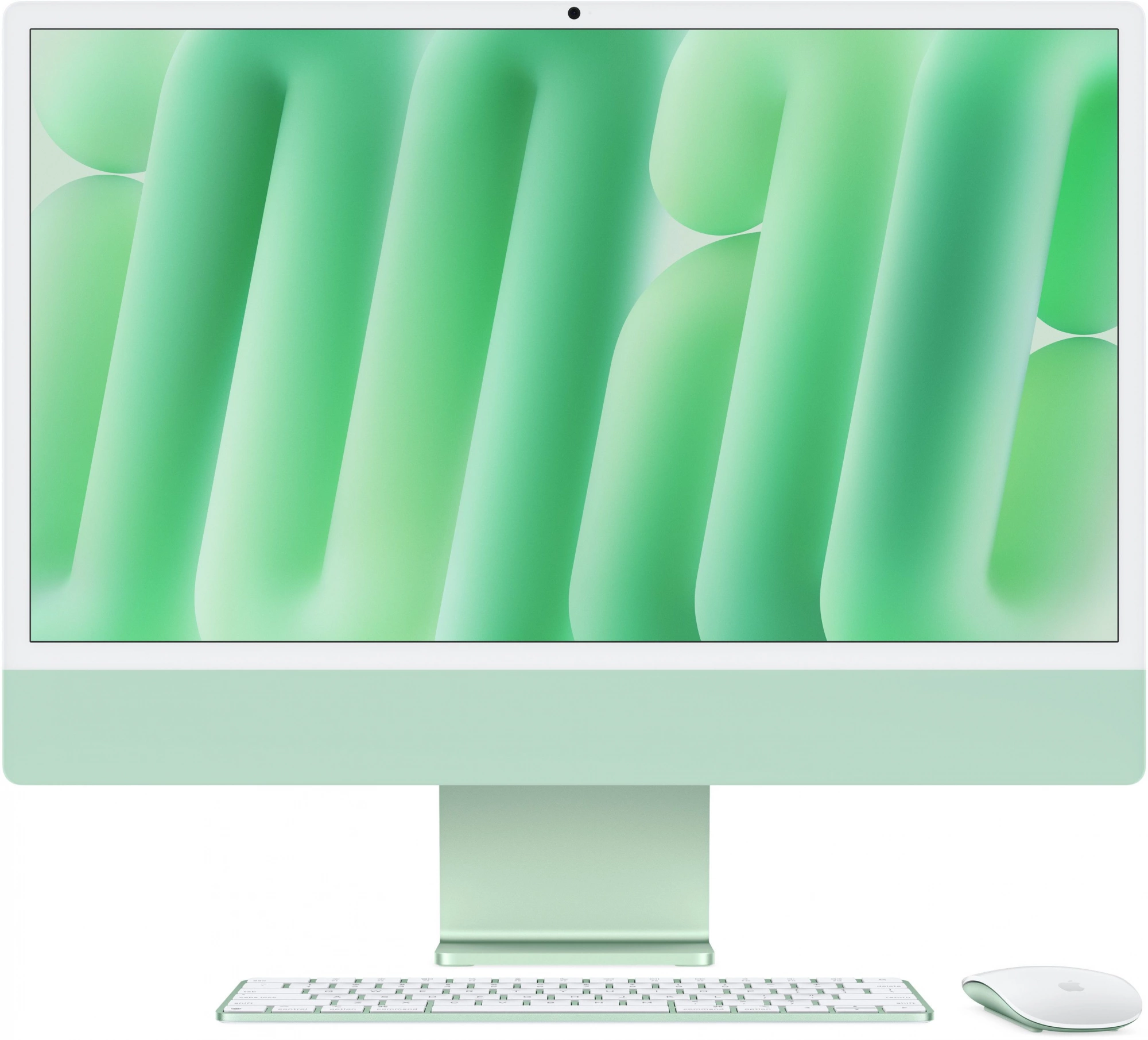 Моноблок Apple iMac A3247 24" 4.5K M4 8 core (4) 16Gb SSD256Gb 8 core GPU macOS WiFi BT 143W клавиатура мышь Cam зеленый 4480x2520 (MWUE3ZS/A)