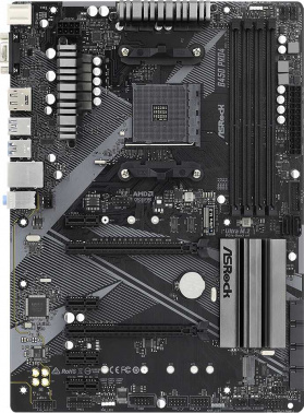 Материнская плата ASROCK B450 PRO4 R2.0, AM4, B450, 4*DDR4, 6*SATA, 2*M.2, 5*USB 3.2, 2*USB 2.0, Type-C, 6*PCIx16, 4*PCIx1, HDMI+DP+D-SUB, ATX