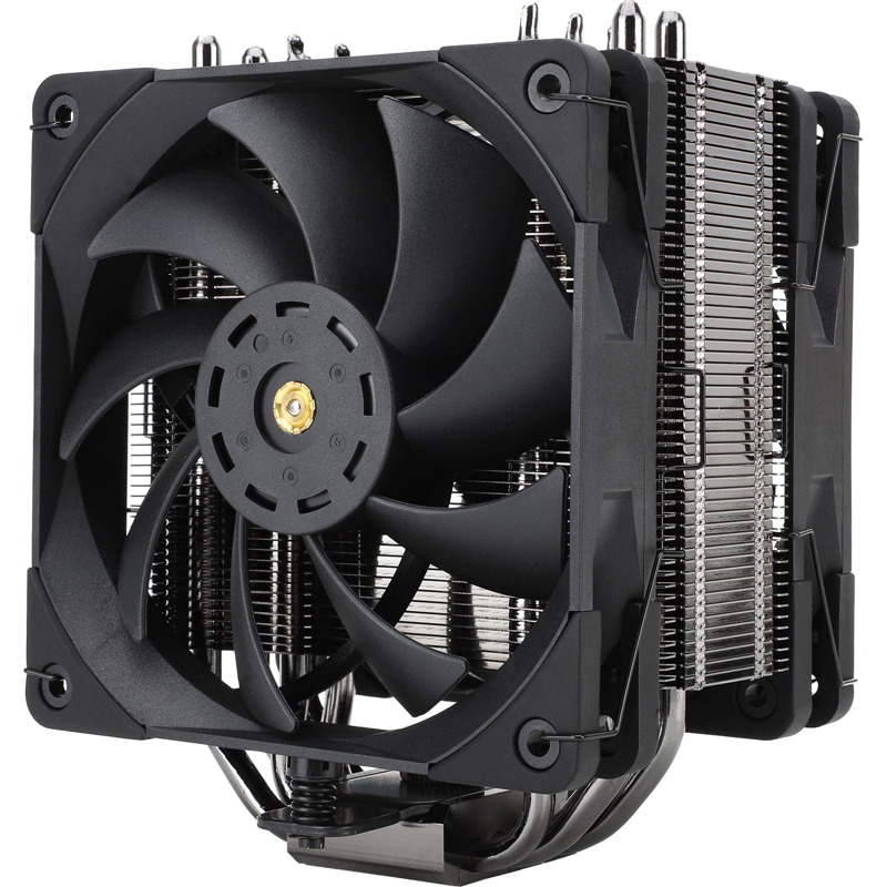 Кулер для процессора/ Кулер для процессора Thermalright TRUE Spirit 120 Rev.B Ultimate, высота 157 мм, 1850 об/мин, 30 дБА, 2 вентилятора PWM, черный никел? (TRUE-SPIRIT-120-ULT)