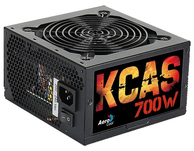 Aerocool 700W Retail KCAS PLUS 700W ATX12V Ver.2.4, 80+ Bronze, fan 12cm, 550mm cable, 20+4P, 4+4P, PCIe 6+2P x4, PATA x4, SATA x7