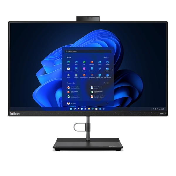 Lenovo ThinkCentre NEO 30a All-In-One 23,8" FHD (1920x1080) i7-1260P, 16GB DDR4 3200, 512GB SSD M.2, Intel UHD, WiFi, BT, HD Cam, DVDRW, USB KB&Mouse, Windows 11 Pro, 1Y (12B00002RU)