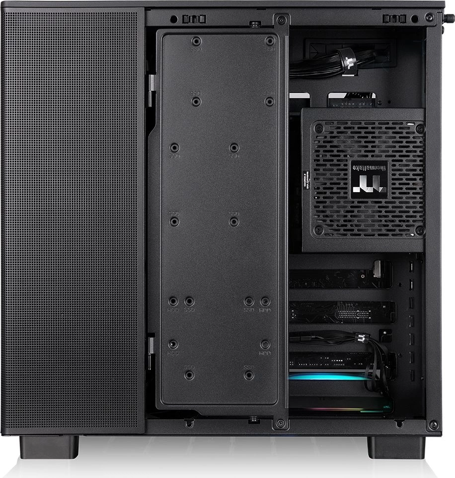 Корпус Thermaltake View 380 XL TG ARGB черный без БП E-ATX 2x120mm 2xUSB3.0 audio bott PSU (CA-11E-00M1WN-00)