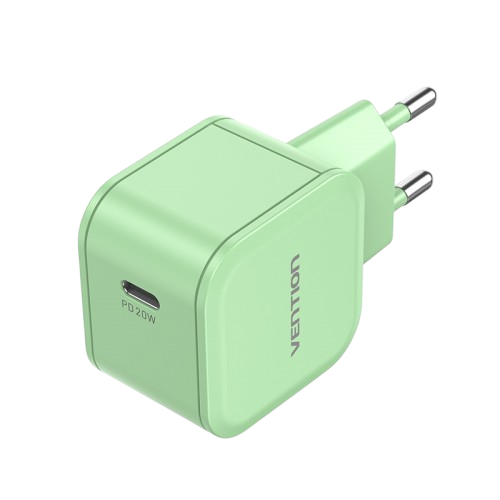 Сетевое зарядное устройство Vention на 1 порт USB С 20W Зелёный, шт. (FEJG0-EU)