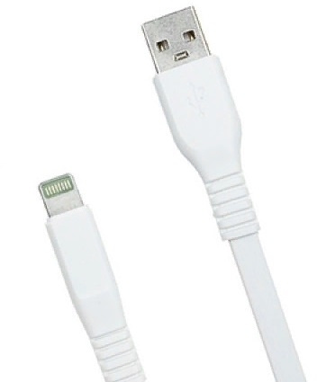 Кабель Premier 6-703RL45 3.0W USB-A-Lightning (m) 3м белый пакет