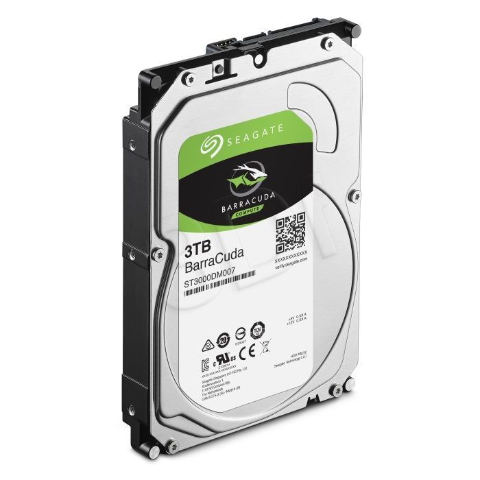 Жесткий диск Seagate ST3000DM007, 3.5", HDD, SATA III, 3TB, 5400RPM, 256MB, Bulk