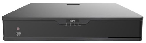 Uniview Видеорегистратор IP 16-ти канальный 4K с 16 PoE портами; Входящий поток на запись до 320Мбит/с; Поддерживаемые форматы сжатия: Ultra 265 (NVR304-16E2-P16)