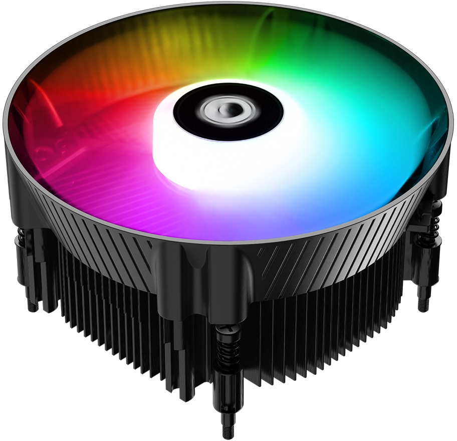 Устройство охлаждения(кулер) ID-Cooling DK-07i Soc-1700/1851 черный 4-pin 14-26dB Al 125W 400gr Ret