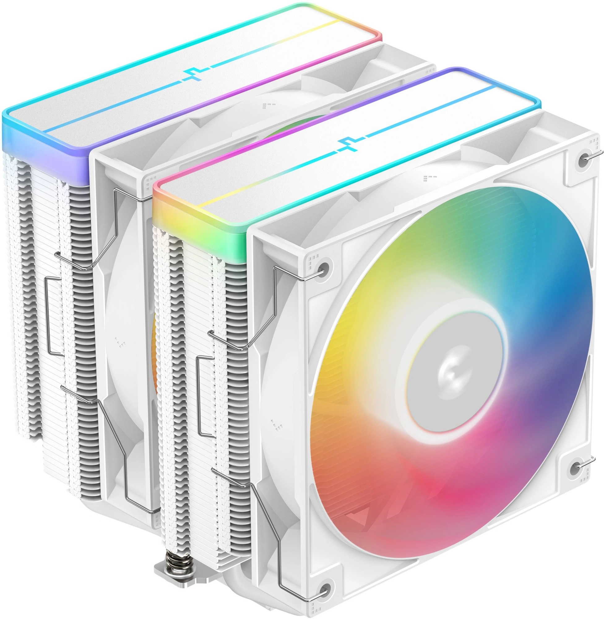 Вентилятор для процессора Deepсool AG620 ARGB V2 WH (Soc 1700/ 115X/ 1200/ 1851/ AM5/ AM4, 120mm, 1950rpm, 29.4 дБ, 260W, PWM 4-pin, Al+Cu) (R-AG6 (R-AG620-WHAMMN-GJD)