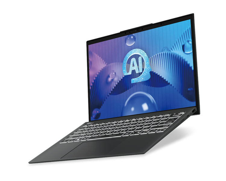 Ноутбук MSI Prestige 13 AI Evo Core Ultra7 155H 13.3" 16:10, 2.8K (2880x1800) OLED,LPDDR5 32GB,1TB SSD,,Stellar Gray,75Whr,990g,1y,Win11Pro,/ Rus (9S7-13Q222-205)