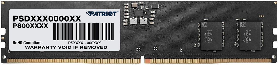 Память DDR5 32GB 5600MHz Patriot PSD532G56002 Signature RTL PC5-44800 CL46 DIMM 288-pin 1.1В dual rank Ret