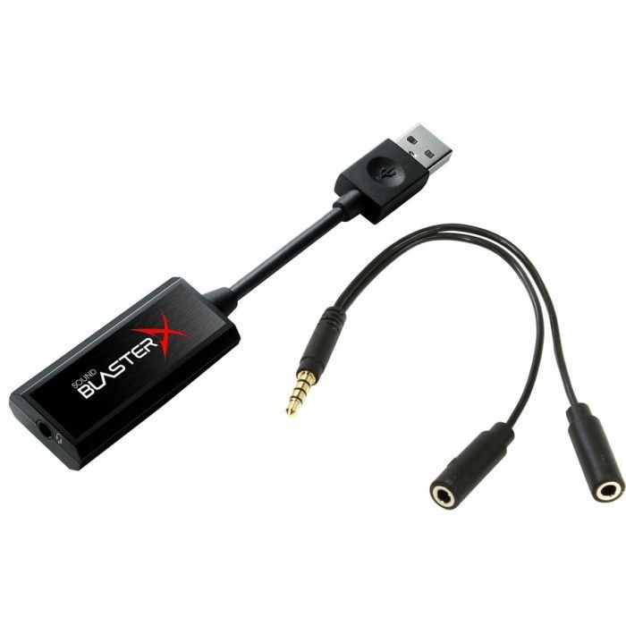 Звуковая карта Creative USB Sound BlasterX G1, 7.1 Ret (70SB171000000)