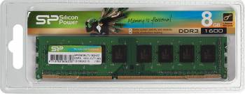 Память Silicon Power 8GB 1600МГц DDR3 CL11 DIMM 512Mx8 DR (SP008GBLTU160N02)