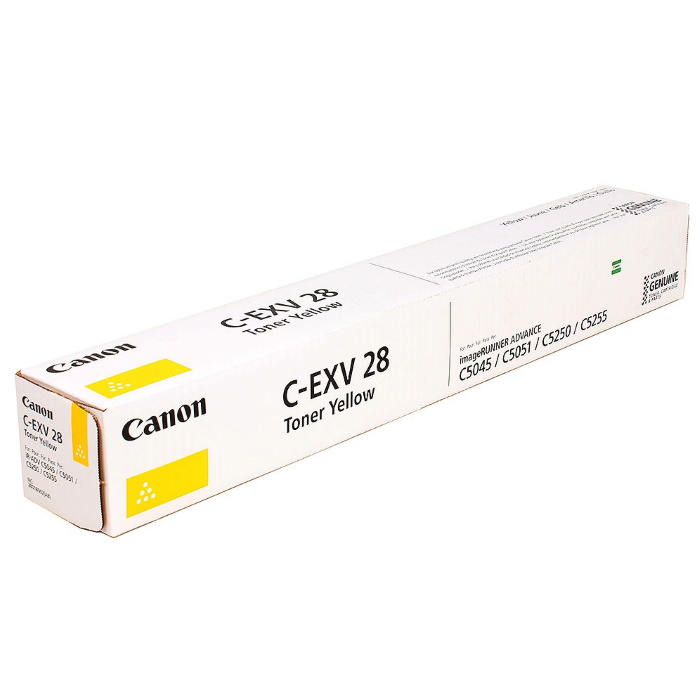 Тонер-картридж/ C-EXV 28 TONER Y EUR (2801B002)