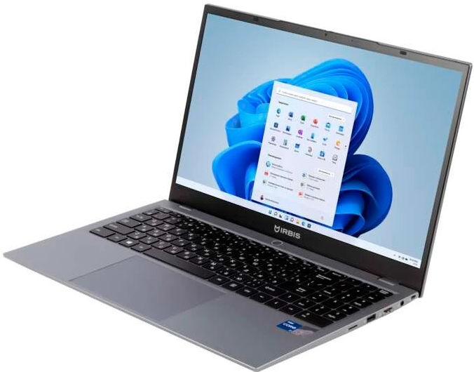 Ноутбук IRBIS 15NBP3513 15.6" FHD (1920x1080) IPS 300cd,Core i5-1335U,16Gb DDR4-3200(1),512Gb SSD,Wi-Fi 6+BT 5,76Wh,Metal case,Kbd Backlit,FPS,TPM 2.0,1.77kg,Grey,3y warranty,NoOS (15NBP3513D)