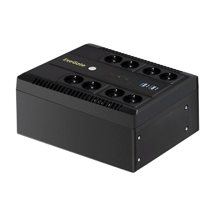 Exegate EX295011RUS ИБП ExeGate NEO NNB-650.LED.AVR.8SH.CH
