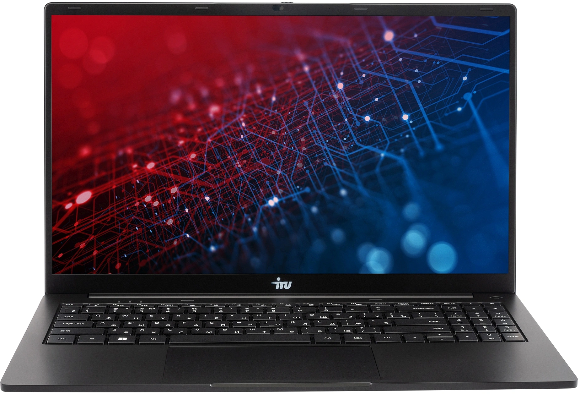 Ноутбук IRU Strato 15ALID4 Core i7 1280P 16Gb SSD512Gb Intel UHD Graphics 15.6" IPS FHD (1920x1080) Windows 11 Pro black WiFi BT Cam 6000mAh (2168046)