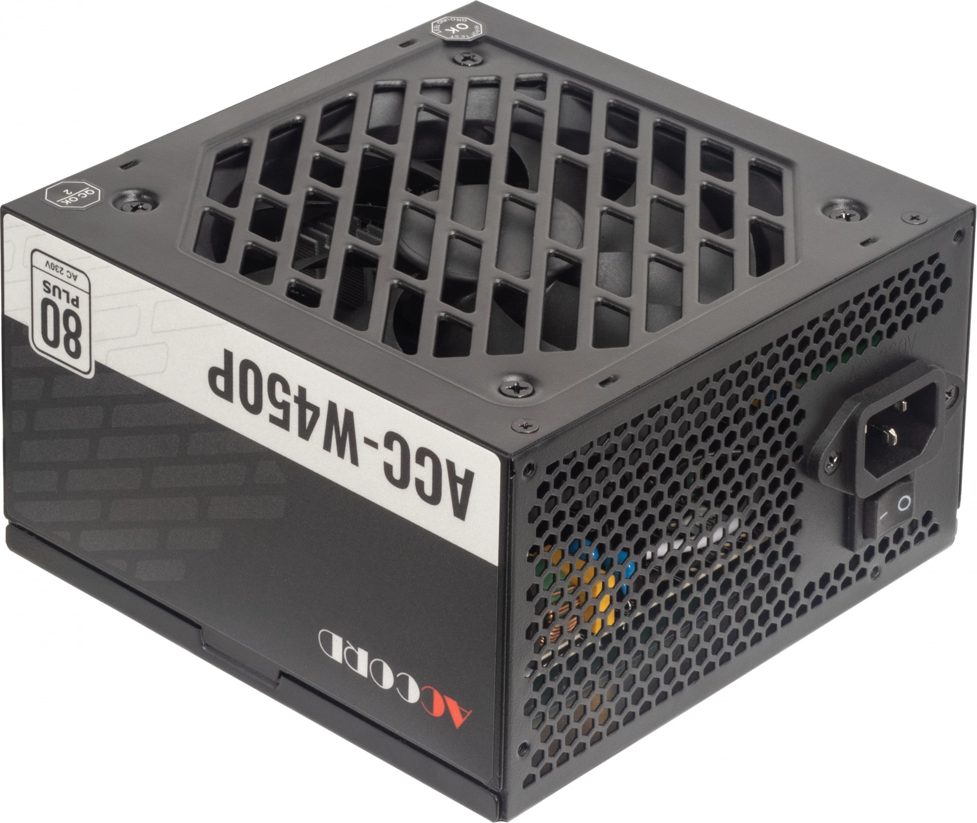 Блок питания Accord ATX 450W ACC-W450P 80+ white (20+4pin) 120mm fan 6xSATA RTL