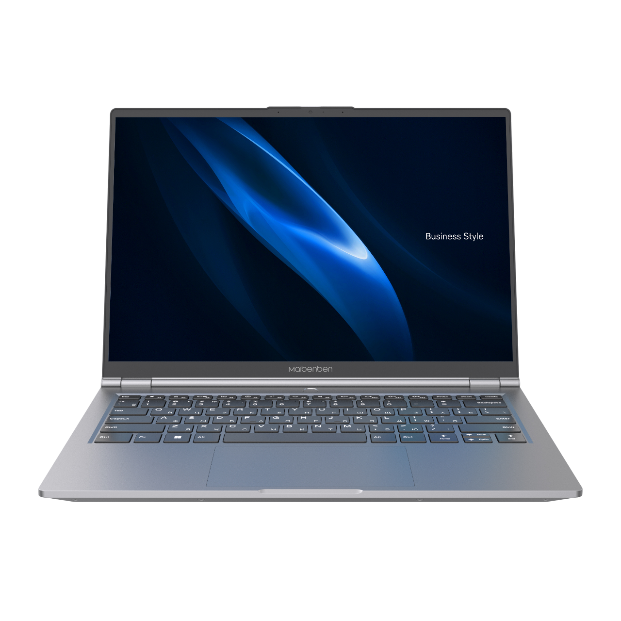 Maibenben B514B 14"(2880x1800 IPS)/Intel Core i7 13620H(2.4Ghz)/16384Mb/512PCISSDGb/Int:Intel UHD Graphics/Cam/BT/WiFi/62WHr/war 3y/1.45kg/Grey/Win11Pro + Screen 90Hz, sRGB 100%, 16:10 (B514B-I736UMF2SPGRE6)