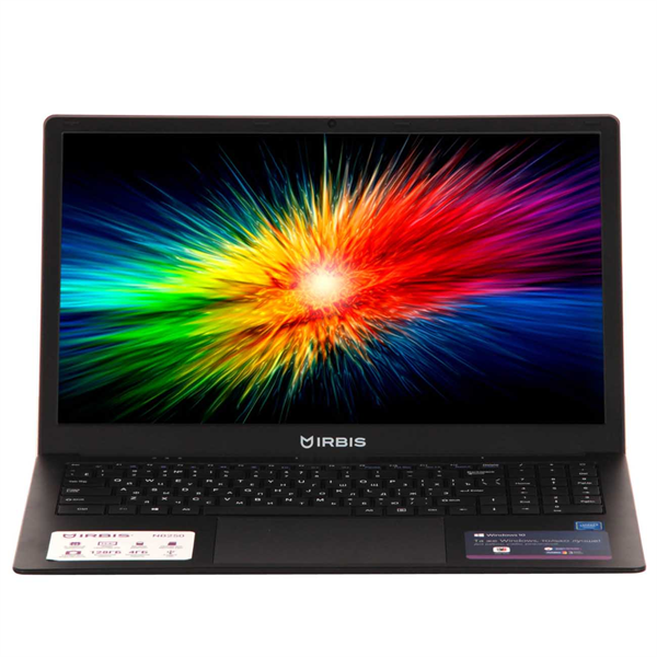 IRBIS NB250 CPU: pentium J3710, 15.6"LCD 1920*1080 IPS , 4+128GB, Front camera:0.3mp, 4000mha battery, ABCD cover with normal oil painting, CE charger(12V 2A), W10