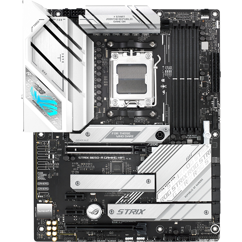 Материнская плата ASUS ROG STRIX B650-A GAMING WIFI SocketAM5 AMD B650 4xDDR5 ATX AC`97 8ch(7.1) 2.5Gg RAID+HDMI+DP (90MB1BP0-M0EAY0)