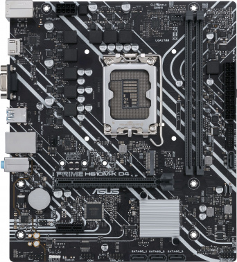 Материнская плата ASUS PRIME B660-PLUS D4, LGA1700, B660, 4*DDR4, DP+ D-Sub + HDMI, CrossFireX, SATA3 + RAID, Audio, Gb LAN, USB 3.2*6, USB 2.0*6, COM*1 header (w/ o cable), ATX, 90MB18X0-M0EAY0
