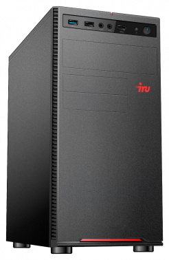 Компьютер IRU Home 310H5SE MT i5 11400 (2.6) 8Gb SSD1Tb UHDG 730 FreeDOS GbitEth 400W черный (1862613)
