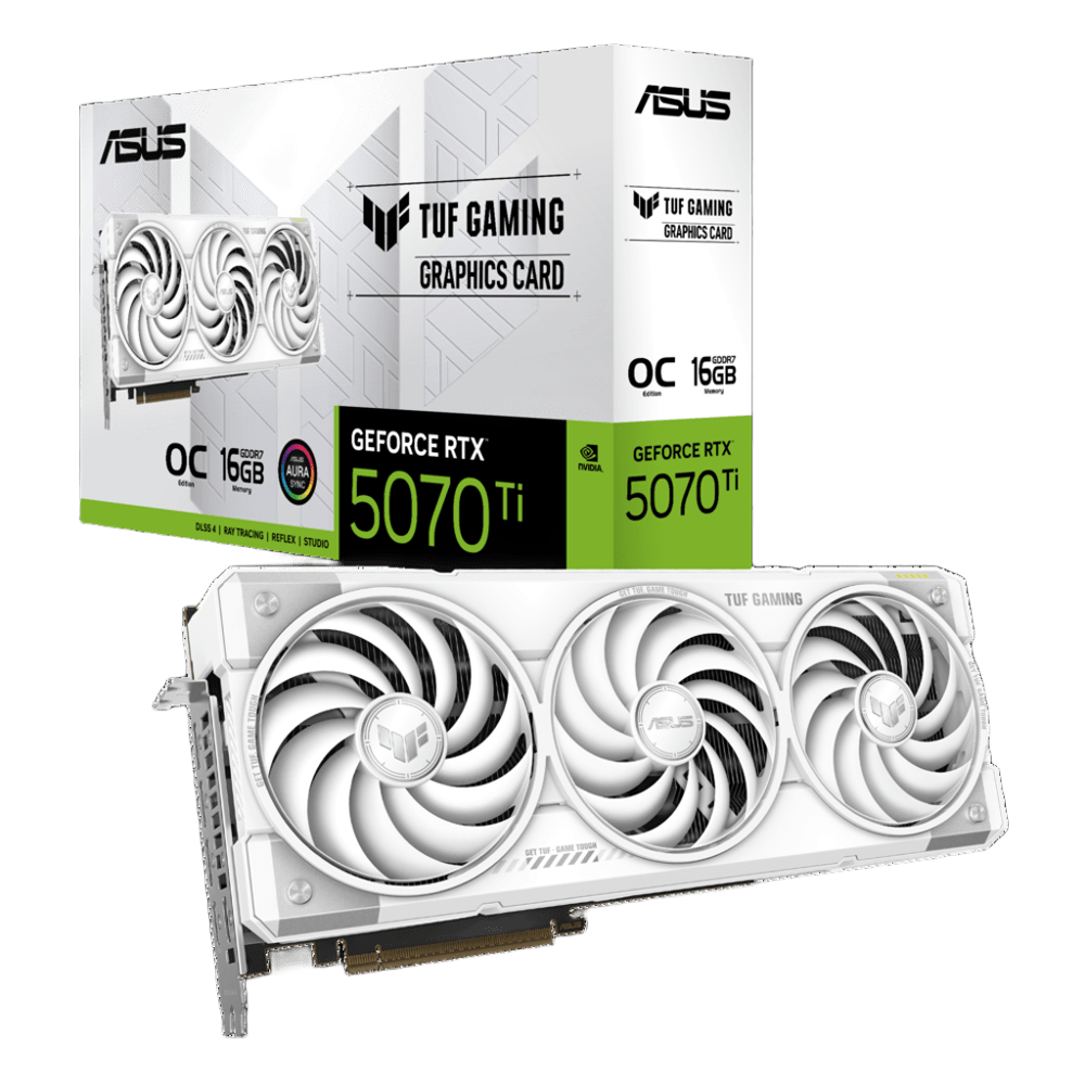Видеокарта/ TUF-RTX5070TI-O16G-WHITEGAMING (90YV0MD3-M0NA00)