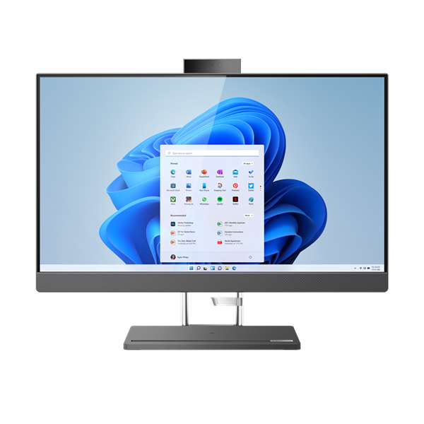 Lenovo IdeaCentre AIO 5 27IAH7 27" QHD (2560x1440) IPS 350N, i7-13700H, 2x8GB DDR5-5200, 512GB SSD M.2, Intel Iris Xe, WiFi6, BT, 5.0MP+IR Cam, Wireless KB&Mouse, Win 11 Pro, Storm Grey, 1Y (F0GQ0093RK)