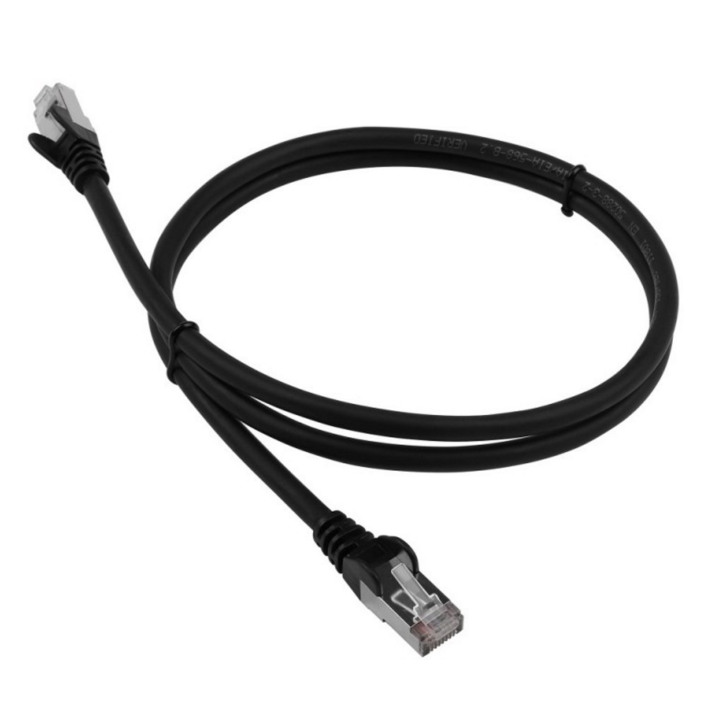 Картинка Патч-корд Lanmaster 7 м (LAN-PC45/S6-7.0-BK) 