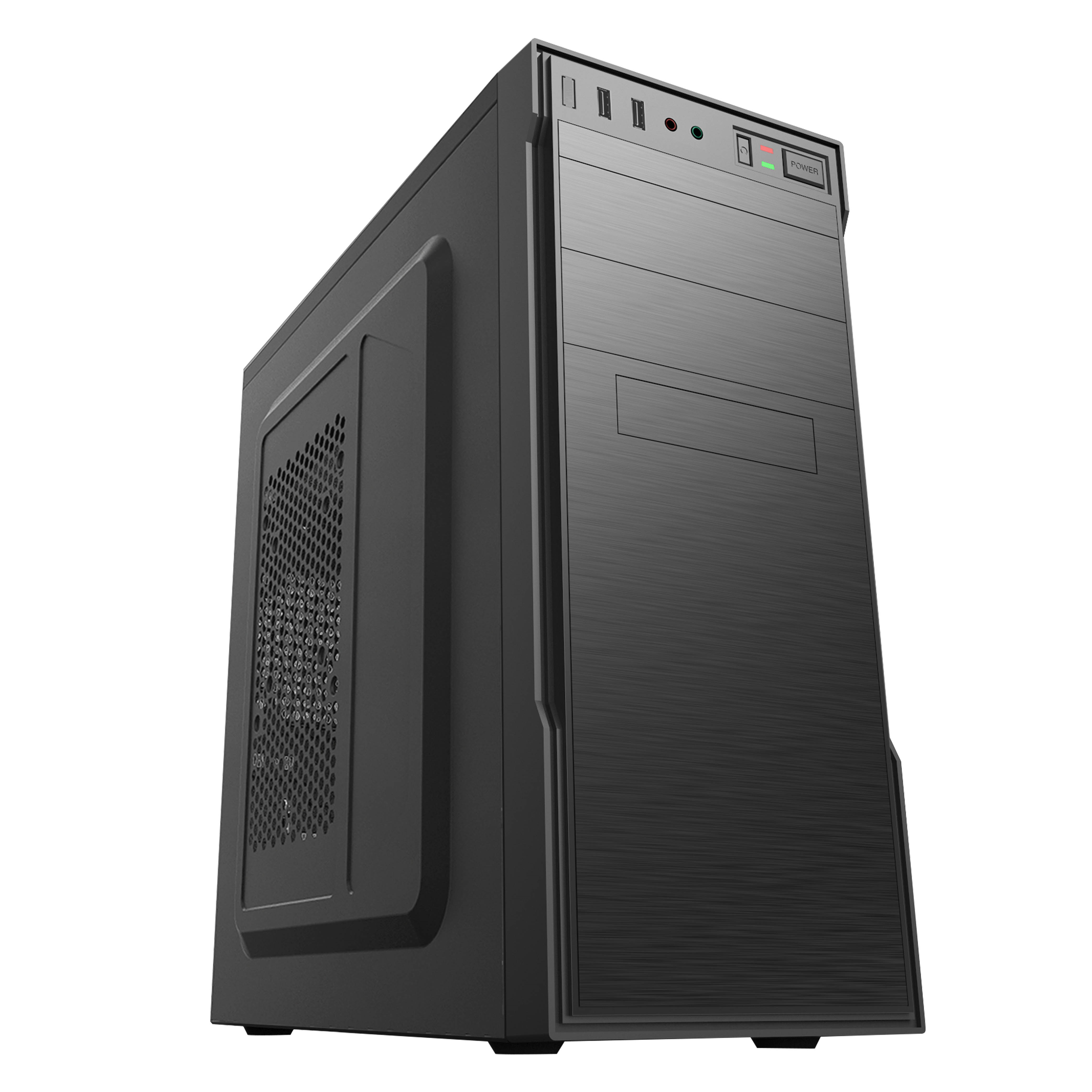 Корпус с блоком питания 450Вт./ Case Forza ATX, 450W, 1xUSB2.0+1xUSB3.0, Black, w/o FAN, 8 cm fan PSU, power cord (FZ-031-SX450-U31)