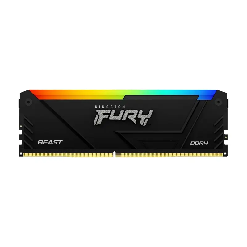 Память оперативная/ Kingston 32GB 3600MT/ s DDR4 CL18 DIMM FURY Beast RGB (KF436C18BB2A/32)