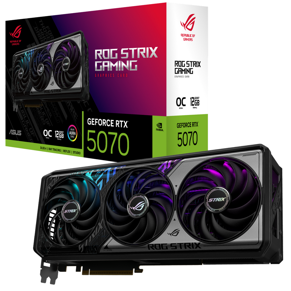 Видеокарта ASUS ROG-STRIX-RTX5070-O12G-GAMING (90YV0M80-M0NA00)