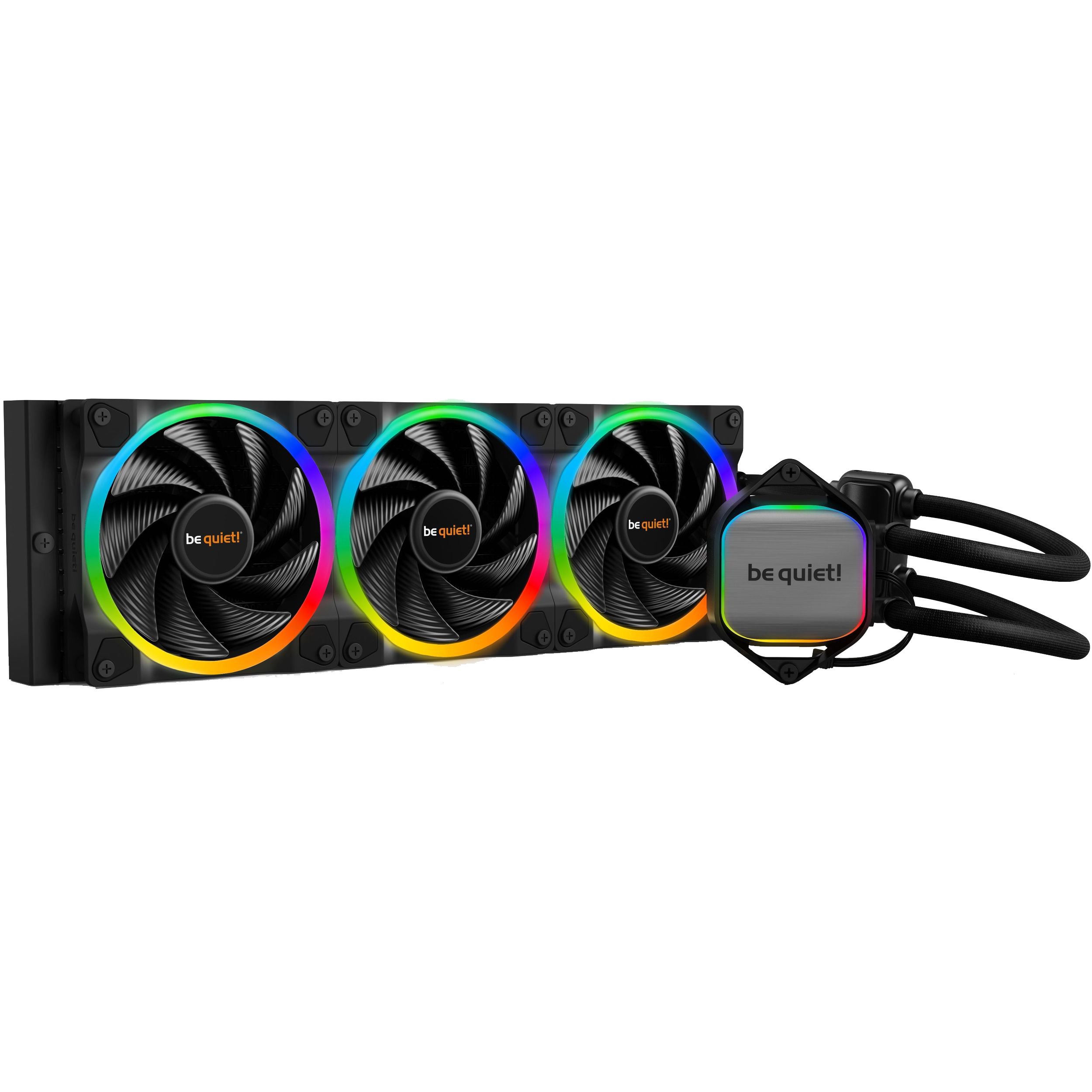 Водяное охлаждение для процессора/ Water Cooling System be quiet! PURE LOOP 2 FX 360mm (290W, 360mm, Black, ARGB/ Fans: 3x120mm, 52.3CFM, 34dBA, 2500RPM/ Pump 5500RPM, Rad thickness 27mm/ S: 1851, 1700, 1200, 20XX, (BW015)
